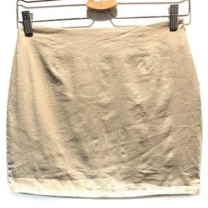 PrettyGirl Beige Tan Mini Body-con Pull On Pencil Skirt Size XS
